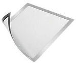 DURABLE DURAFRAME Magnetic DIN A4 Inforahmen Magnetisch Silber Hartfolie 486923 24,5