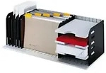 Styro Sortiersystem styrorac DIN A4 Grau, Schwarz 72,3 x 30,4 x 24,8 cm
