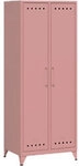 Bisley Fern Garderobenschrank Metall 700 x 510 x 1.800 mm Pastellrosa 1178266