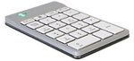 R-Go Tools Tastatur Verkabelt & Kabellos Numerisch Bluetooth Wei&szlig; RGOCONMWLWH