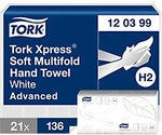 Tork Xpress Advanced Papierhandt&uuml;cher H2 M-falz Wei&szlig; 2-lagig 120399 21 St&uuml;ck &agrave;