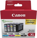 Canon PGI-1500XL Tintenpatrone 9182B010 Schwarz, Cyan, Magenta, Gelb Multipack 4