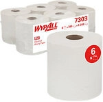 WYPALL L20 Wischt&uuml;cher Zentralentnahme Wei&szlig; 2-lagig 0.585 m 7303 6 St&uuml;ck &agrave;...
