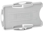 DURABLE Double Kartenhalter ohne Clip 9,5 x 7 cm PS (Polystyrol) 10 St&uuml;ck 1284101