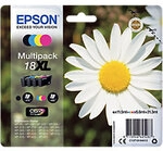 Epson 18XL Original Tintenpatrone C13T18164012 Schwarz, Cyan, Magenta, Gelb Multipack