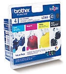 Brother LC980 Original Tintenpatrone Schwarz, Cyan, Magenta, Gelb Multipack 4 St&uuml;ck