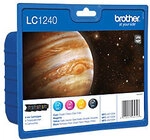 Brother LC-1240VALBP Original Tintenpatrone Schwarz, Cyan, Magenta, Gelb Multipack 4