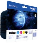 Brother LC-1280 XL Original Tintenpatrone Schwarz, Cyan, Magenta, Gelb Multipack 4