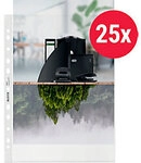 Leitz Prospekth&uuml;lle 90% Recycelt DIN A4 Genarbt Transparent 100 Mikron PP