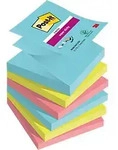 Post-it Super Sticky Z-Notes Haftnotizen Quadratisch 76 x 76 mm Blanko Farbig