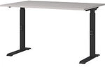 GERMANIA GW-Mailand H&ouml;henverstellbar Schreibtisch C-Fu&szlig; 1.200 (B) x 800 (T) x 910