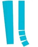 Ultradex Einsteckkarten 140707 Blau 70 x 32 mm 90 St&uuml;ck