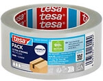 tesa Verpackungsklebeband Leise abrollbar tesapack Eco & Ultra Strong Transparent 50