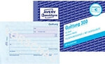 AVERY Zweckform Quittungsformulare 300 DIN A6 quer Perforiert N/A 50 Blatt