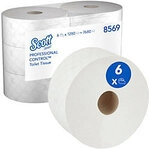 Scott Control Recycelt 100% Toilettenpapier 2-lagig 8569000 6 Rollen &agrave; 1280 Blatt