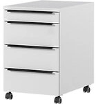 GERMANIA GW-Mailand Rollcontainer Hellgrau 4 Schubladen 420 x 600 x 630 mm 1287844