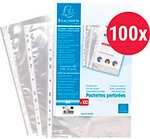 Exacompta Prospekth&uuml;lle DIN A4 Glasklar Transparent 60 Mikron PP (Polypropylen)