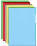 Bene Klarsichth&uuml;lle DIN A4 Farbig sortiert PVC (Polyvinylchlorid) 150 Mikron...