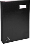 Exacompta Unterschriftsmappe DIN A4 Schwarz 24161E 24 (B) x 2 (T) x 32,7 (H) cm