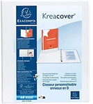 Exacompta Kreacover 40 mm Pr&auml;sentationsmappe PP (Polypropylen) DIN A4+ 2 Ringe...