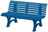 Parkbank Helgoland 3 Sitze blau 1500 mm