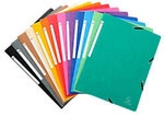 Eckspannmappe Exacompta 5510E Pressspankarton meliert 24 (B) x 0,3 (T) x 32 (H)...