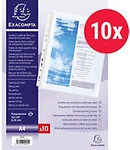 Exacompta Prospekth&uuml;lle DIN A4 Glasklar Transparent 200 Mikron PP...