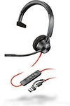 HP Poly Blackwire Headset Ger&auml;uschunterdr&uuml;ckung Mikrofon Mono 3310 Schwarz 1283687