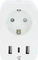 Nedis Smarte Steckdose WIFIP151FWT 1 Steckdose 1278623