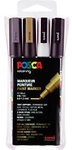 POSCA POSCA PC-3M Farbmarker Farbig sortiert Fein Rundspitze 0,9 - 1,3 mm 4 St&uuml;ck