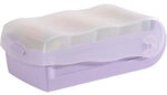 HAN Croco Karteikasten DIN A7 PP (Polypropylen) Violett Set 1 Box + 100 Karten
