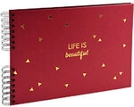 Exacompta Life Spiralfotoalbum Hardback Papier 22,8 x 33 x 3 cm Rot 1192025