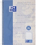 OXFORD Collegeblock DIN A5+ Liniert Spiralbindung Gelocht 160 Seiten 80 Blatt...