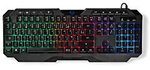 Nedis Gaming-Tastatur, kabelgebunden, AZERTY (FR) Schwarz GKBD110BKFR 1284236