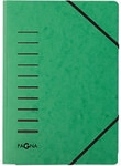 Ordnungsmappe PAGNA 24007-03 Pressspan Gummiband 23 (B) x 0,3 (T) x 32 (H) cm Gr&uuml;n