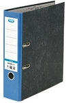 ELBA Smart Ordner Breit DIN A4 80 mm Blau 2 Ringe Karton Wolkenmarmor 6673694