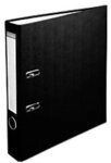 Exacompta Ordner Schmal DIN A4 50 mm Schwarz 2 Ringe 915401B Kunststoff...