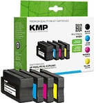 KMP C2P43AE Kompatibel HP 950XL/951XL Tintenpatrone Schwarz, Cyan, Magenta,...