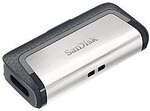 SanDisk USB 3.1 USB-Stick Ultra Dual 64 GB Schwarz, Silber 5974510