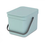 BRABANTIA Papierkorb Sort & Go BRA109645 Minze Steel 6 L 1219974