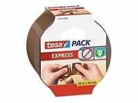 tesa Packband tesapack Express Braun 50 mm (B) x 50 m (L) PP (Polypropylen)