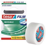 tesa Klebeband tesafilm Invisible 57335 Transparent 19 mm (B) x 10 m (L) BOPP