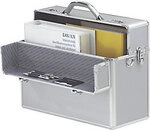 Alumaxx Alpha Schnappverschluss Aktentasche Aluminium Silber 45100 J45100