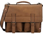 Alassio Aktentasche EARL 15 Leder Hellbraun 42 x 14,5 x 32 cm 1031407