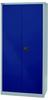 Bisley Flügeltürenschrank Universal Verzinkt Lichtgrau, Oxfordblau 914 x 500 x