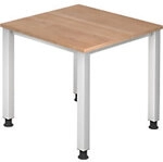Hammerbacher Q Series VQS H&ouml;henverstellbar Schreibtisch Rechteckig Walnuss 4