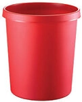 helit Papierkorb Polyethylen Rot 33,5 cm H61058-RT