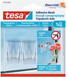 tesa Powerstrips Klebehaken Non-permanent 14 cm Transparent 2 St&uuml;ck 1011991