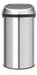 BRABANTIA Papierkorb Touch Bin BRA107962 Grau Stahl 60 L 1219963
