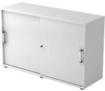 Hammerbacher Schiebet&uuml;renschrank Spanplatte 1 Fachboden abschlie&szlig;bar 1.200 x...